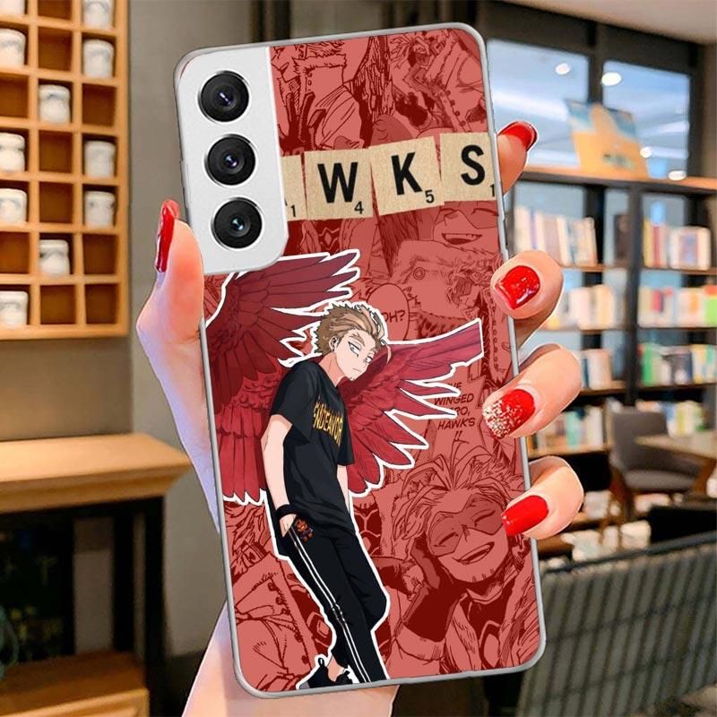 My Hero Hawks Cover Phone Case For Samsung Galaxy S26 S25 Edge S24 Ultra S23 S22 Plus S21 S20 FE Soft Fundas Shell Galaxy S25 S2