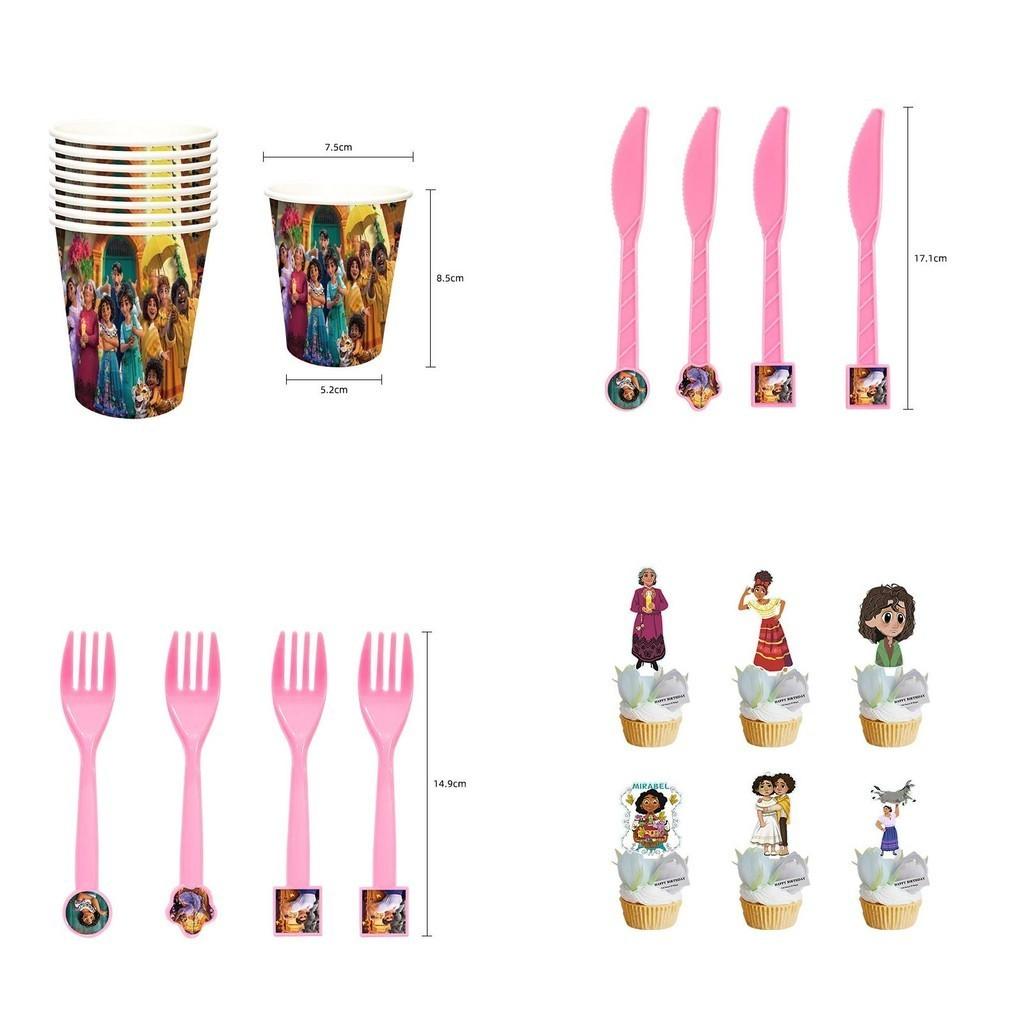 Complete Encanto Birthday Party Supplies Set For Unisex Parties With Latex And Paper Materials
