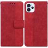 Wallet Case for Reno15 Pro - Leather/PU, Red, With Lanyard