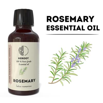 Ätherisches Rosmarinöl – Reines Öl, Kräuter-Kampfer-Aroma, Natürlicher Duft