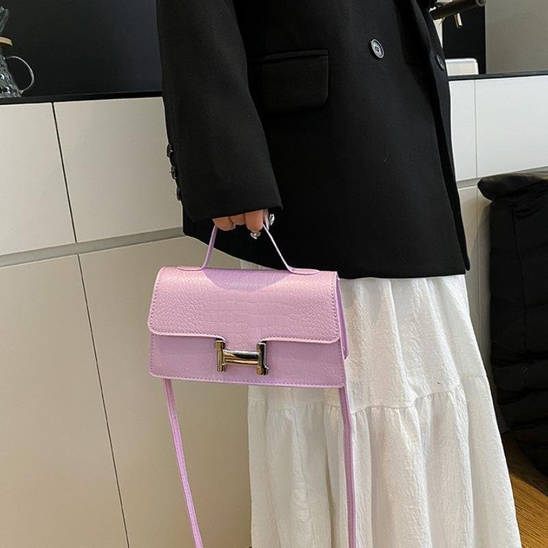 2025 New Versatile Women's Handbag, Simple and Fashionable Small Square Bag, French Casual Crossbody Bags