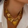 Vintage Halsband Halskette für Frauen Punk Herz Anhänger Hip Hop Schmuck Zubehör