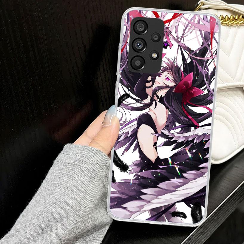 Madoka Magica Homura Case for Samsung Galaxy A52 A42 A32 A22 A12 A51 A50 A02S Phone Cover A41 A31 A21S A40 A30S A20E A10S A71