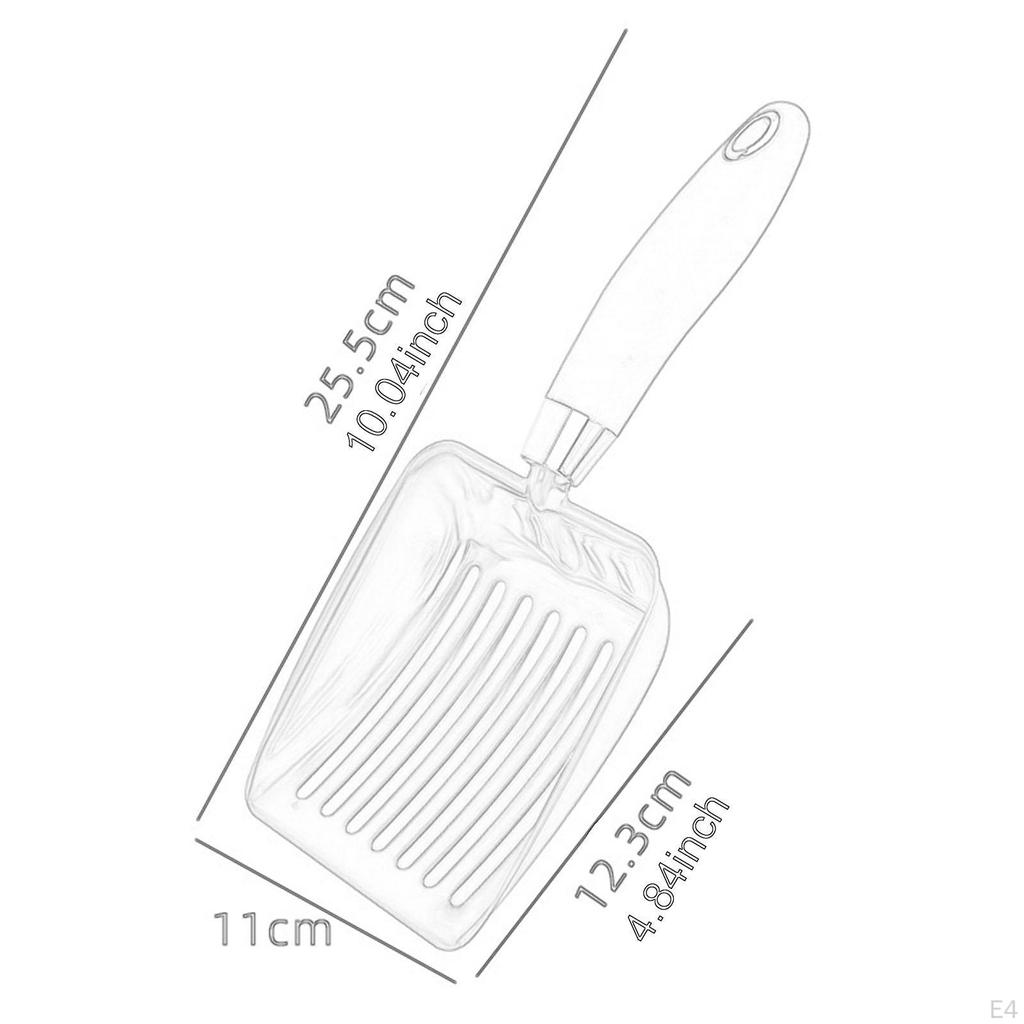 Łopatka do kuwety dla kota, aluminiowa, podnośnik, narzędzie do czyszczenia, łopatka dla zwierząt, metalowa, dla kota