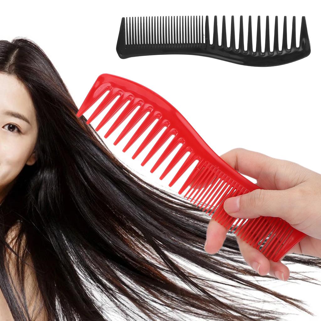 Detangling Hair Comb Portable Home Salon Fine Wide Tooth Styling Comb Hairdressing Tool