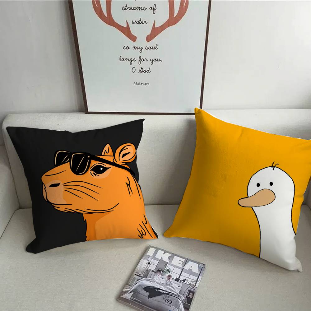 1PC cute cartoon animals Pillow Case Square  Bedroom Sofa Leisure Comfort Cushion Car Home Decoration