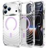 Applicable to iPhone18ProMax mobile phone case Apple 17 airbag transparent magnetic suction 16 four corners anti-drop 15 sets