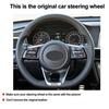 DIY Car Steering Wheel Cover For Kia K5 Optima Forte GT - Ceed Cee'd GT