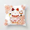 New Style of Lucky Cat Series Pillowcases, Home Office Sofa Pillow Cushion Covers, Seats