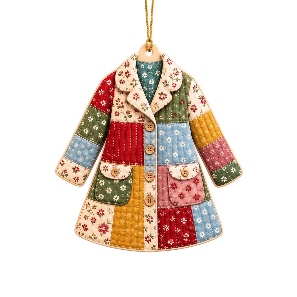 2D Christmas Hanging Ornament for Festive Holiday Tree Home Party Indoor Decorations