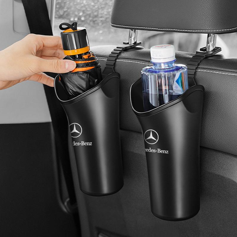 1/2 ks Úložný box do auta Organizér na deštníky a odpadky Kbelík pro Mercedes Benz Amg W204 W205 W211 W212 W213 A S M B C E R G Třída