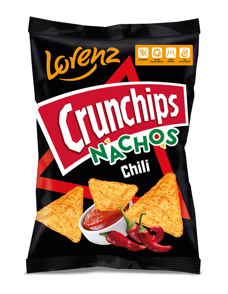 Lorenz Crunchips Nachos s príchuťou chilli 100 g