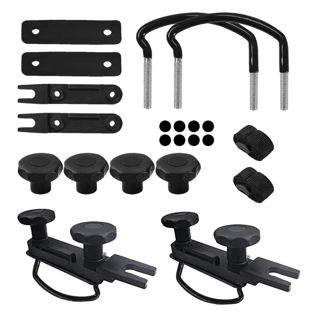 Střešní nosič svorka, Střešní box U-šroubová svorka - 4 Střešní nákladní box svorka