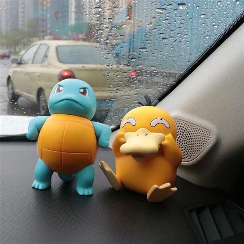 Pokemon Cute Squirtle Desktop Ornament Figurine Automotive Central Control Ornaments Car Ornament Toys Gift
