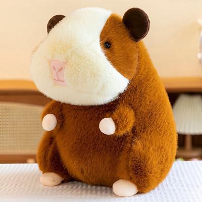 25CM Niedliches Meerschweinchen Plüschtier Braun Holländisches Schwein Kawaii Superweiche Tierpuppe Für Kindergeburtstag Weihnachtsgeschenk