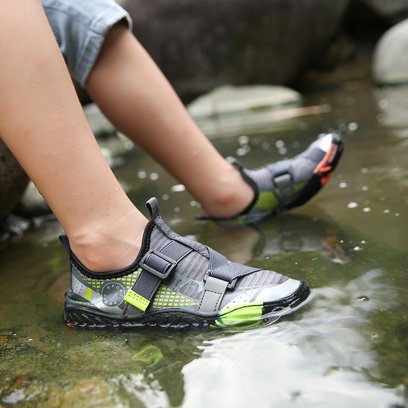 Children Beach Aqua Shoes Boy Girl Barefoot Water Shoes Quick-Dry Drainage Diving Swim Sandals Kids Fishing Surf Wading Sneakers