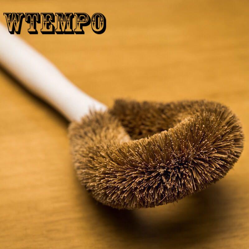 Brand Natural Coir Wash Pot Pan Dish Brush Kitchen Brush Long Handle Clean Scrub