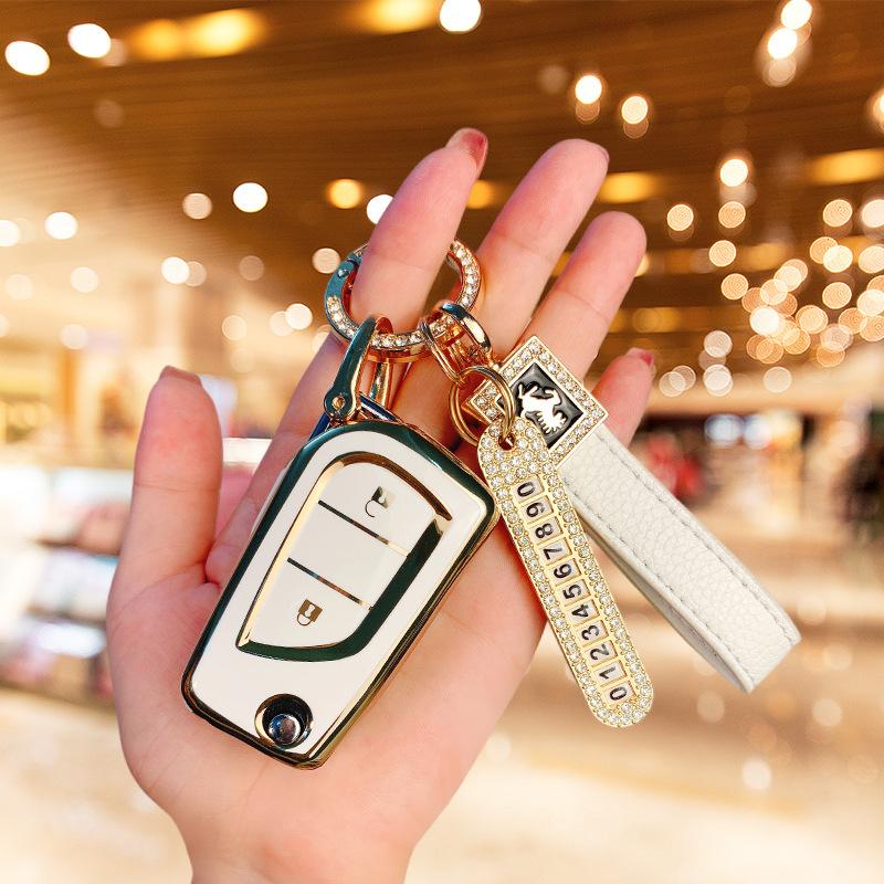 Suitable for Toyota 2024 Corolla Sharp Key Set Frontalanda 24 Willanda Special Buckle Case for Men and Women
