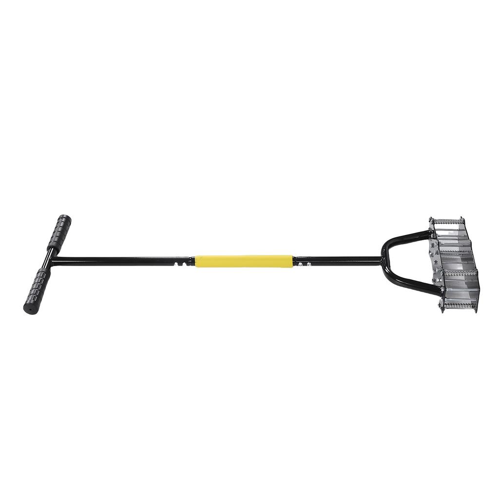 Spring Lawn Aerator Spike Tool Carbon Steel 17 Spikes Grass Aerator Tool for Garden