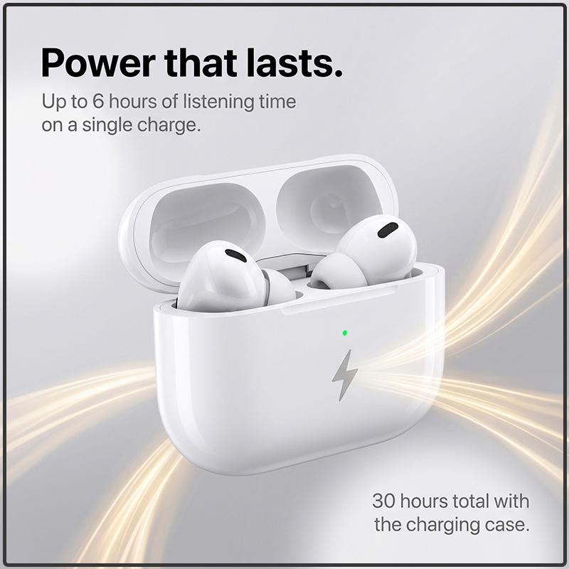Apple AirPods Pro 3 Audio Amplificado de Alta Fidelidad Auriculares Bluetooth Conexión Rápida Carga Rápida Batería de 30H Auriculares Inalámbricos