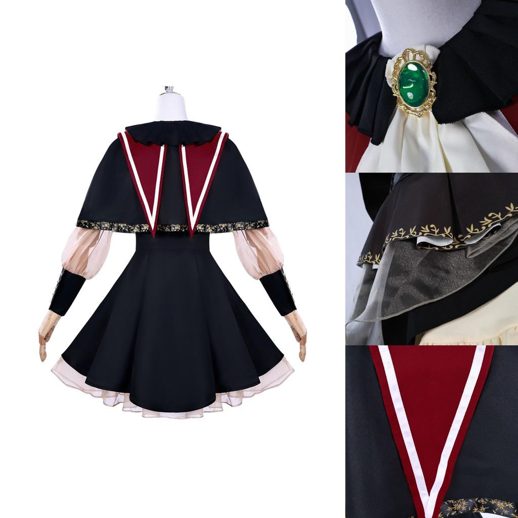 Adorable Ave Mujica Costume For Stage Performances Featuring Colorful Polyester Design