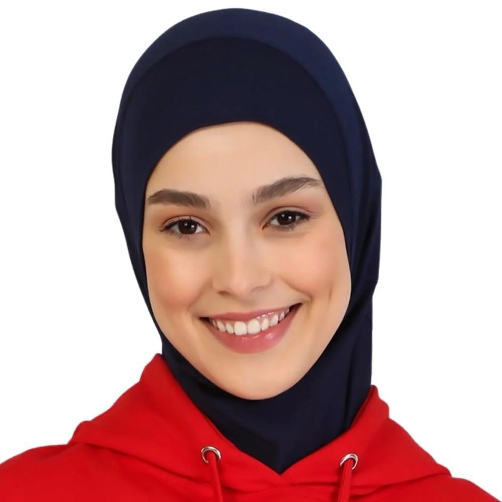 Lightweight Instant Hijab Breathable Full Neck Cover Turban Modest Fashion Sports Headscarf  Women