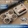GT3 MAX Mini Drone 5G 8K GPS Professional HD Aerial Photography Dynamic Lighting Remote Control Aircraft Optical Flow Quadcopter