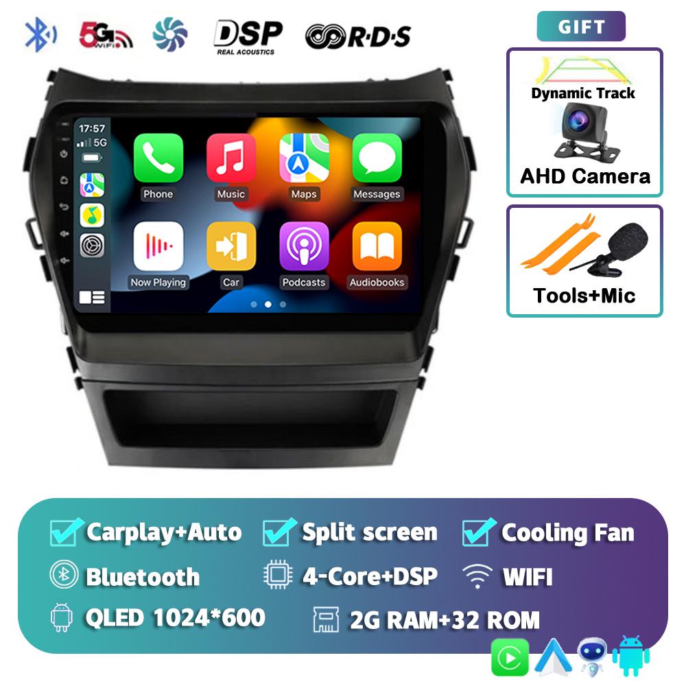 

Android 13 Carplay Автомагнитола для Hyundai Santa Fe 3 Grand IX45 2012 2013 2014 2015 2016 2017 Мультимедийный проигрыватель GPS Стерео