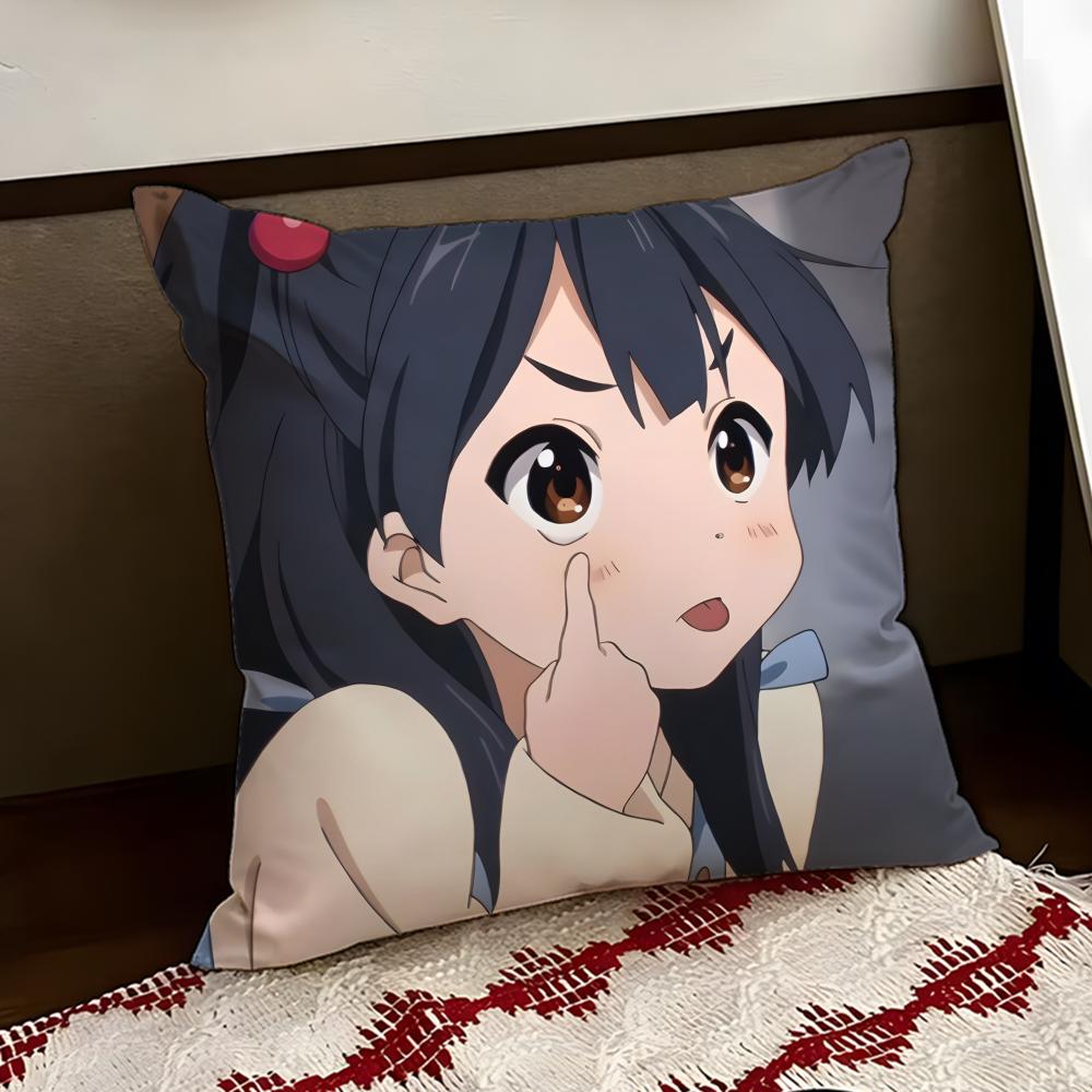 Anime TTamako MMarket Cushion Cover Reversible Soft Durable Pillow Cover Home  Car MultiScene Use for Daily Comfort