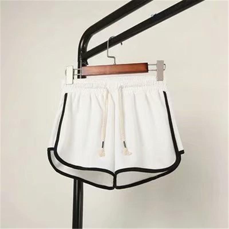 

Women s Summer Sports Yoga Shorts - 3/4 Length, Slim & Loose Fit, Ideal for Running, Hot Pants, Pajamas, Students 4XL білий