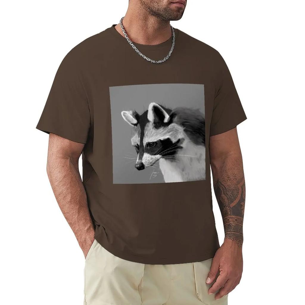 Raccoon T-Shirt sublime t shirt anime T-shirts for cotton