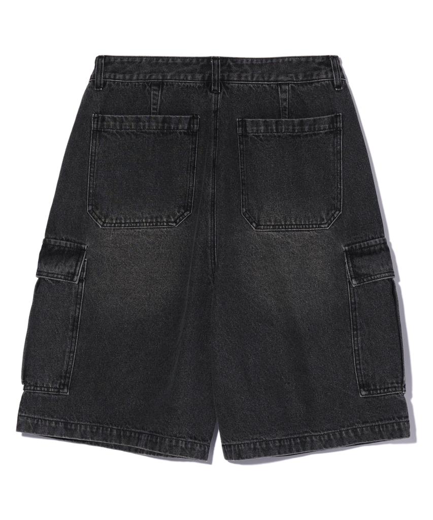 RAYFIKERS Cargo Bermuda Denim Shorts Black (Mp2Du348-076)