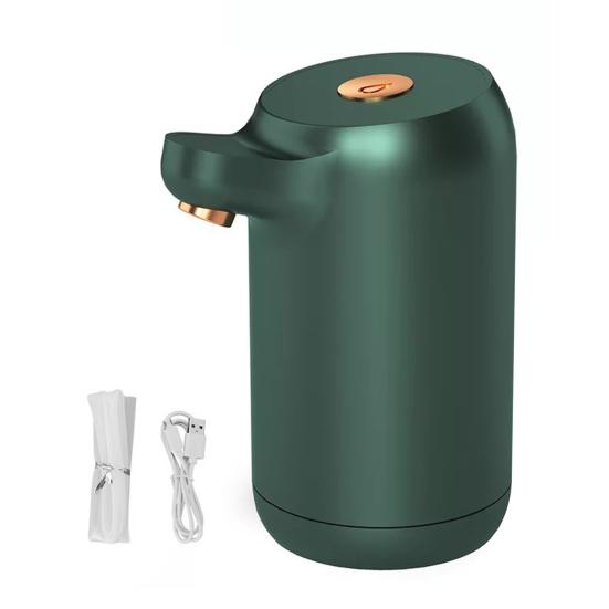 

Электрический насос для питьевой воды, универсальный перезаряжаемый беспроводной насос для перекачки воды, автоматический водяной насос зелёный