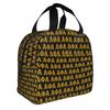 Alphas Phi Alphas Insulated Lunch Bag for Camping Travel African American Fraternity Leakproof Cooler Thermal Bento Box