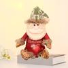 3Pcs Christmas Gift Bags Snowman Santa Elk Patterns Decorative Candy Bags