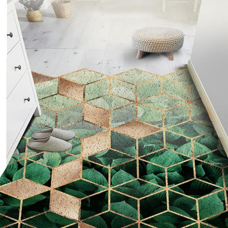 

Скандинавський шовковий кільце Вхідні двері Підлоговий килимок Домашній під’їзд Нековзкий килимок для ніг Всмоктуючий бруд Килимок для ніг можна розрізати за бажанням 60 * 90cm