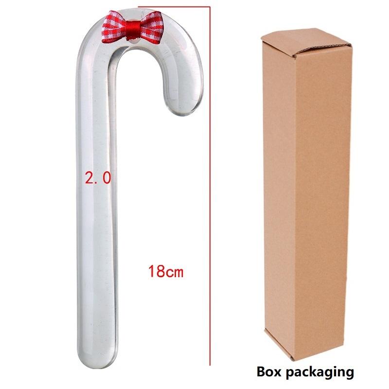 Glass Crystal Dildo Anal Plug Lesbian Sex Toy Vaginal Clitoral Stimulation Stick Smooth Sex Product For Female Masturbation