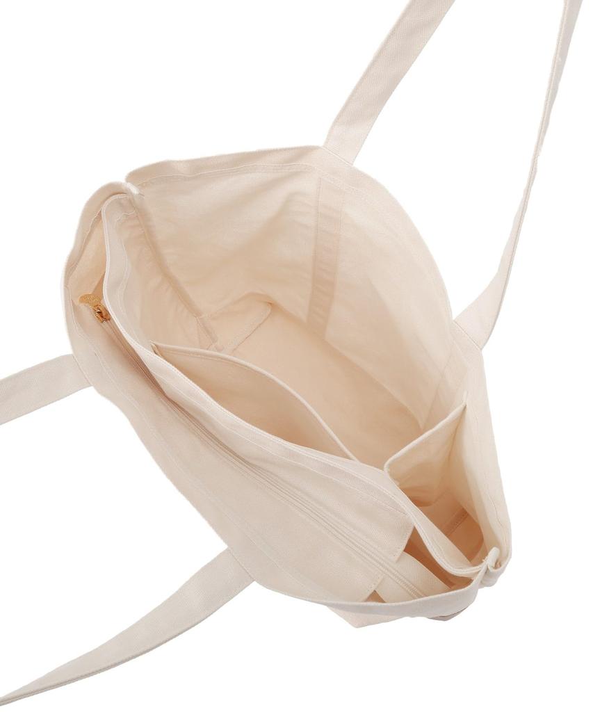 Maison de FLEUR Canvas Tote Bag M Black F Tote Bag 08001386900 Multi-Pocket