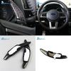 ABS Carbon Fiber Gear Shift Paddles Cover for Subaru Forester XV Impreza Outback Legacy BRZ WRX