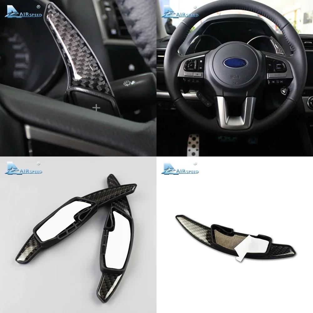 ABS Carbon Fiber Gear Shift Paddles Cover for Subaru Forester XV Impreza Outback Legacy BRZ WRX
