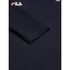 FILA Men's Knitted Long-Sleeve Polo Shirt