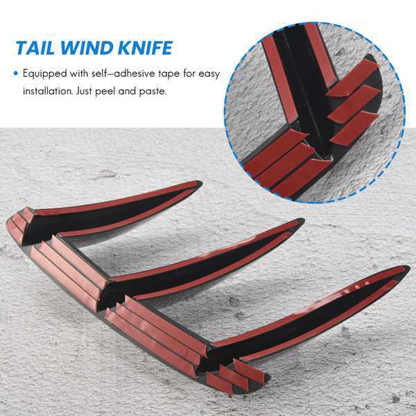 

Rear Bumper Air Knife Decoration for Mercedes-Benz A-Class W176 A200/A260, 2-Pack None