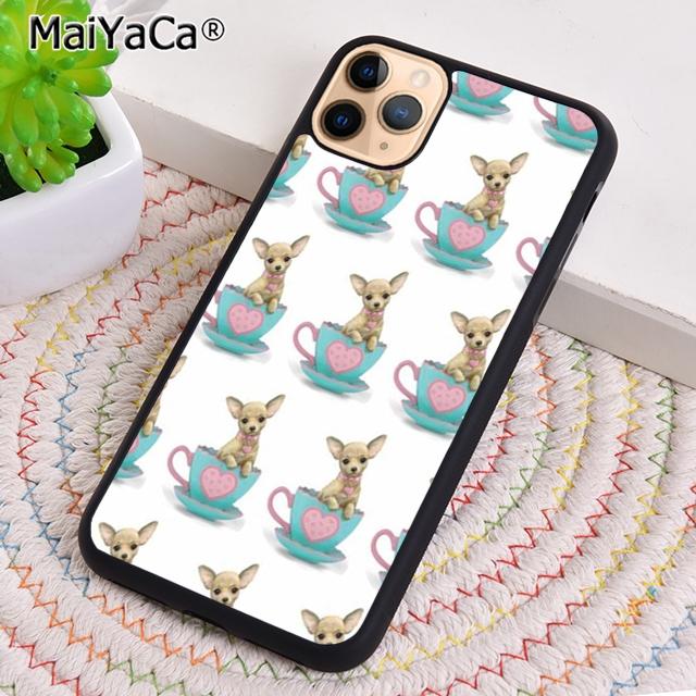 Cute Chihuahua Puppy Dog Phone Case For iPhone 17 Air 16 pro max 15 14 plus 12 13 Shell Cover coque