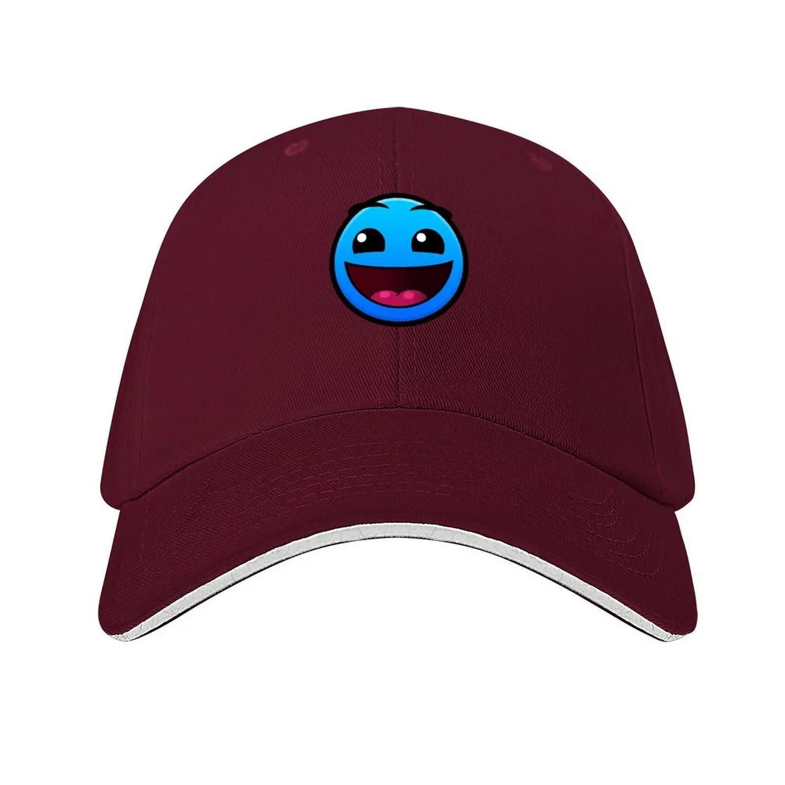 Geometry Dash Easy Baseball Cap Dropshipping tea Hat Golf Hat Unisex Sunhat Womens Unisexs