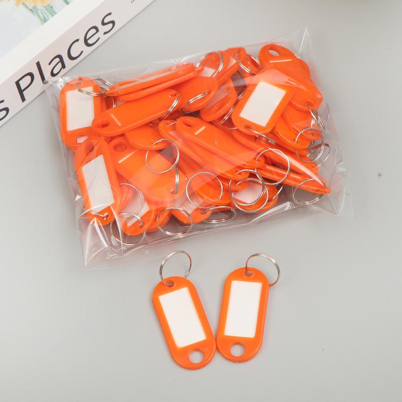 Keychain Labeling Ring: Easily Identify and Organize Keys with Numbered and Labeled Stickers for Quick Access and Classification.