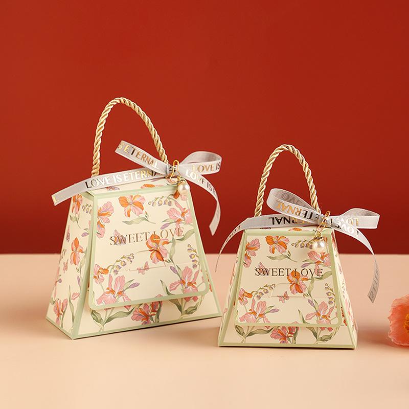 2025 Hochwertige europäische Hochzeits-Süßigkeiten-Geschenkbox – elegante leere Süßigkeitenbox für Hochzeiten und Verlobungen