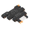 DC Control AC Ultra Thin Relay DIN Rail Mount Solid State Relay Module SPDT Contact 6A 6‑24V