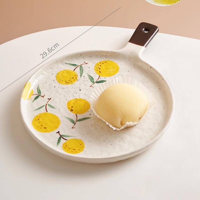 

Противень для пиццы Основа для блинов Духовка Керамический противень Стейк Торт Хлеб Хай-энд Инс оранжевый