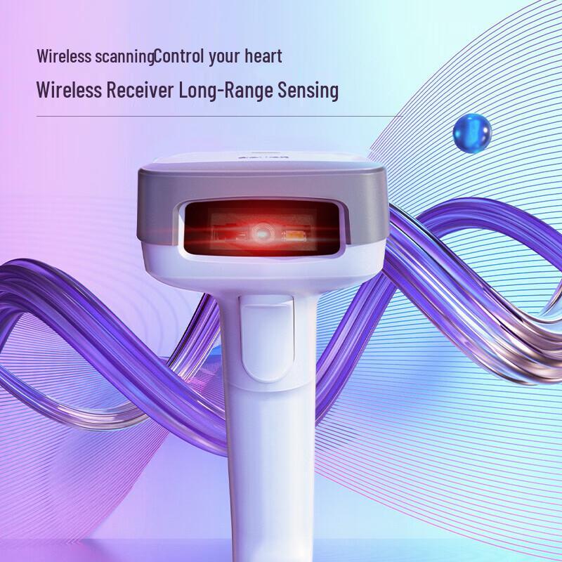 Deli 14952W Wireless 1D/2D Barcode Scanner
