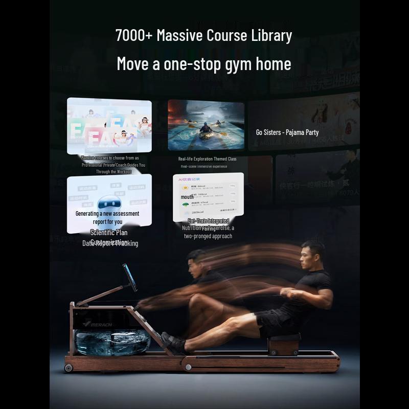Merrock Smart Water-Magnetic Rowing Machine CN plug (adapter included)